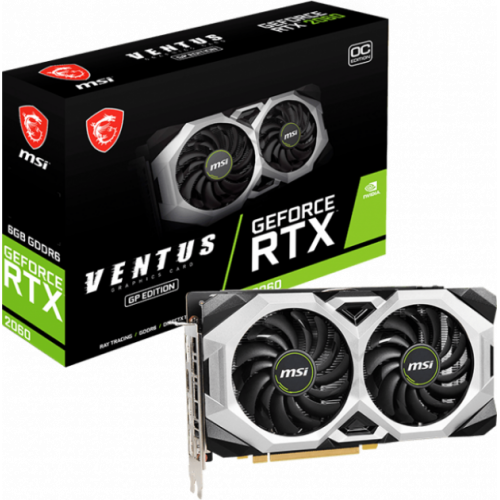 Видеокарта MSI GeForce RTX2060 6144Mb VENTUS GP OC (RTX 2060 VENTUS GP OC)