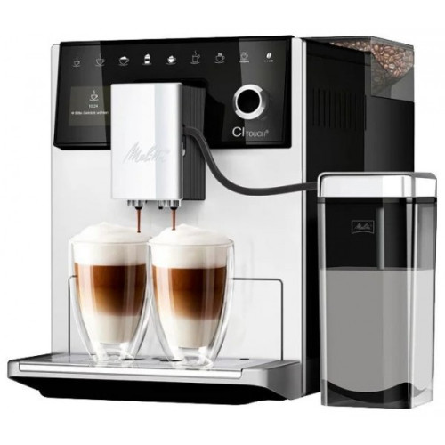 Melitta CI Touch Silver: элегантный кофейный автомат с современной технологией.