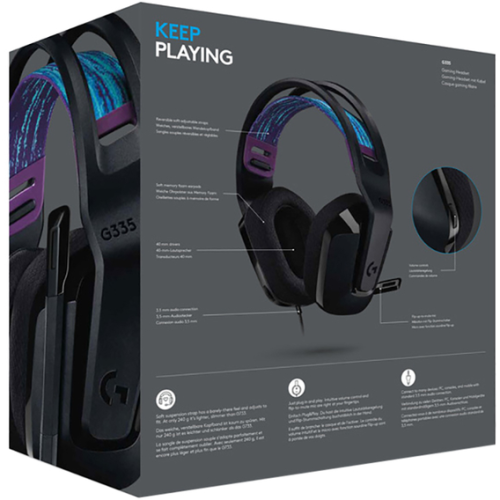 Logitech G335 Wired Gaming Black (981-000978)