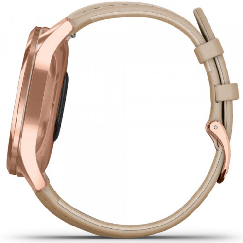 Garmin vivomove Luxe Rose Gold-Beige Leather (010-02241-21)