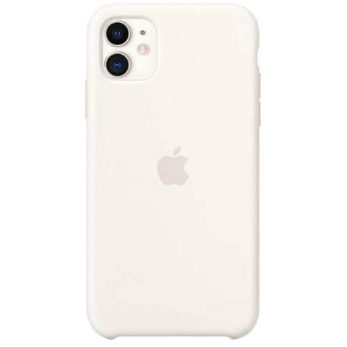 Apple iPhone 11 Silicone Case - White (MWVX2)
