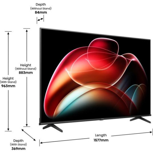 Переваги телевізора Hisense 70A6K: якість і комфорт