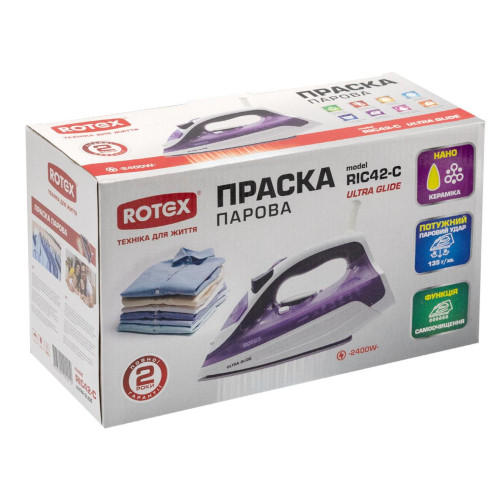 Утюг с паром Rotex RIC42-C Ultra Glide