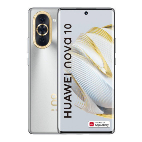 HUAWEI Nova 10 - Сріблястий смартфон з об'ємом пам'яті 8/128GB!