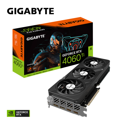 Gigabyte GeForce RTX4060Ti 8Gb GAMING OC (GV-N406TGAMING OC-8GD)