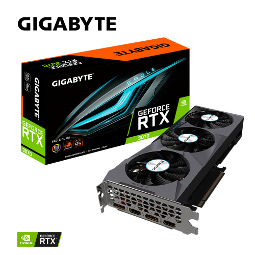 Видеокарта GIGABYTE GeForce RTX3070 8Gb EAGLE OC 2.0 LHR (GV-N3070EAGLE OC-8GD 2.0)