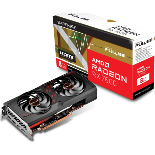 Новая Sapphire Radeon RX 7600 PULSE 8GB: мощный выбор для геймеров