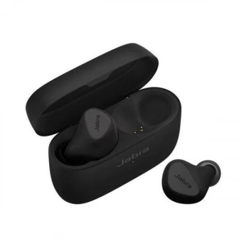 JABRA Elite 5 - навушники з титановим чорним дизайном.