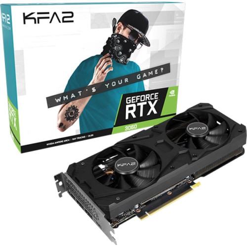 KFA2 GeForce RTX 3060 1-Click OC: мощная видеокарта с 12ГБ памяти!