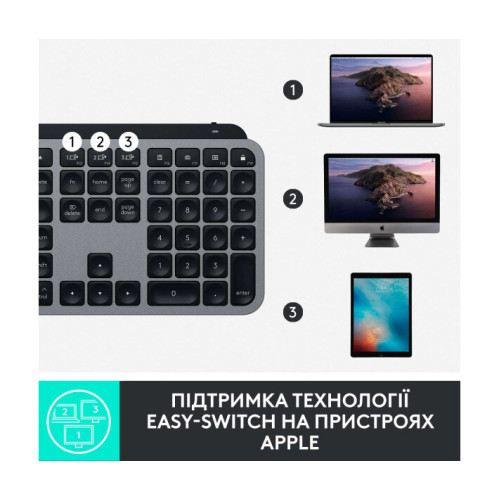 Logitech MX Keys for Mac Space Gray (920-009558)