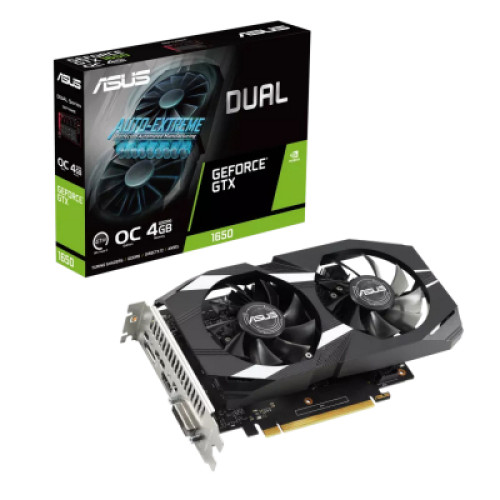 Asus GeForce GTX1650 4096Mb DUAL OC D6 V2 (DUAL-GTX1650-O4GD6-P-V2)