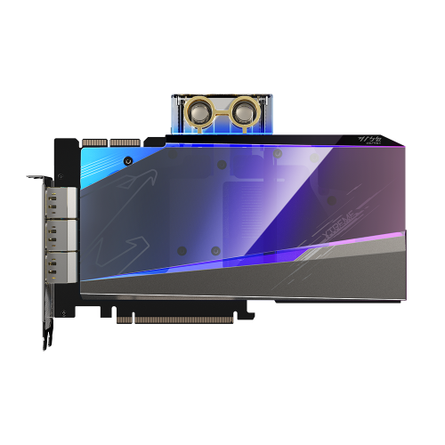 Видеокарта GIGABYTE AORUS GeForce RTX 3090 XTREME WATERFORCE WB 24G (GV-N3090AORUSX WB-24GD)