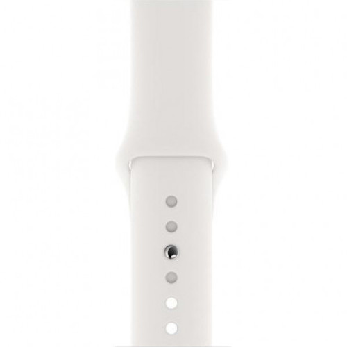 Apple Watch Series 5 GPS 40mm Silver Aluminum w. White b.- Silver Aluminum (MWV62)