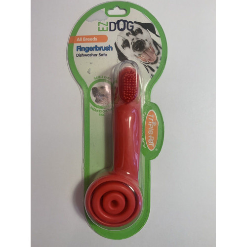 TRIPLE PET - Зубна щітка потрійна для собак всіх порід з округлою ручкою