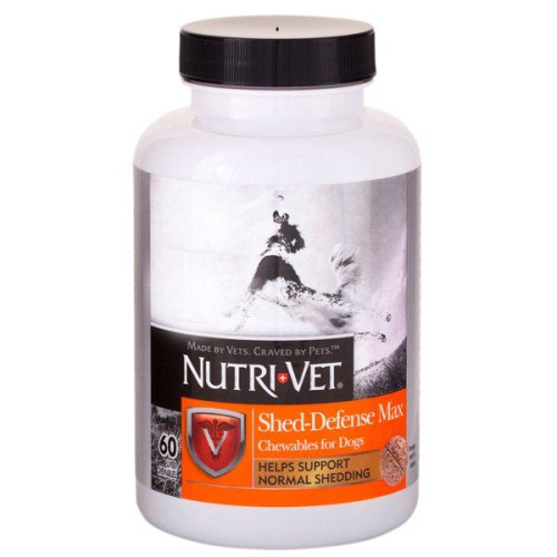 Nutri-Vet Shed Defense - Нутрі-ВЕТ ЗАХИСТ ШЕРСТІ віаминний комплекс для шерсті собак, з Омега-3, 60