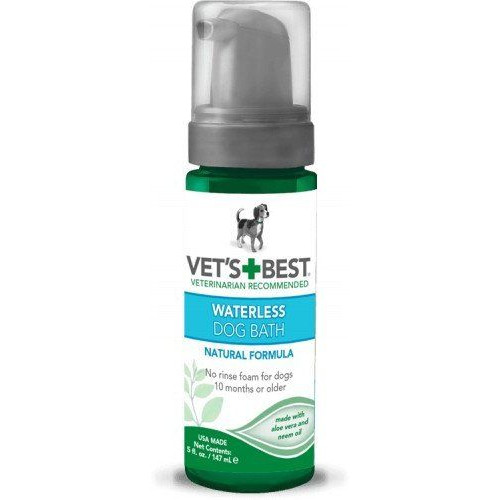 VET`S BEST Waterless Dog Bath - Піна для експрес чистки собак, 147 мл