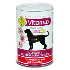 Vitomax (Витомакс) витамины с глюкозамином и хондроитином для суставов собак, 75 таб
