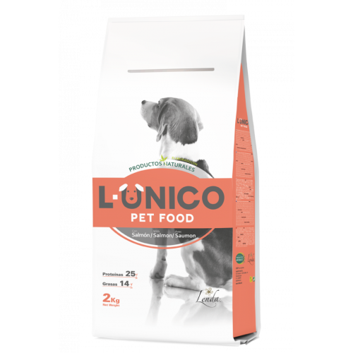 L-ÚNICO Salmon - Сухий корм з лососем для дорослих собак всіх порід, 2 кг