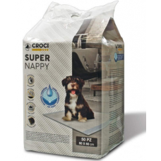 Croci super nappy пелюшки одноразові для собак 60х60 см 10 шт