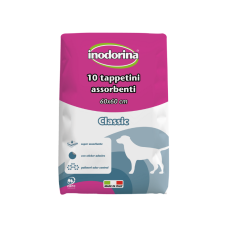 Пелюшки для собак без запаху Inodorina Tappetini Classic 60X60, 10 шт