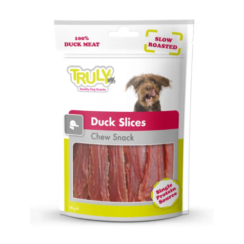 Truly Duck Slices - Ласощі шматочки смаженої качки на повільному вогні, 90 г