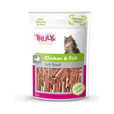 Truly Chicken & Fish Soft Snack - М'які снеки з куркою та рибою для кішок, 50 г