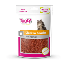 Truly Chicken Snacks (Anti hairball) - Ласощі для профілактики утворення шерстяних комків з куркою для котів, 50