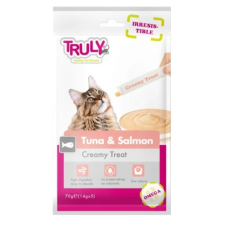 Truly Tuna salomon creamy treat - Ласощі для котів з тунцем та лососем, 70 г