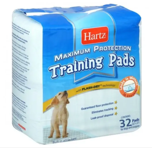 Hartz Training Pads Maximum Protection for dogs Пелюшки поглинаючі для цуценят і дорослих собак (56х56см)