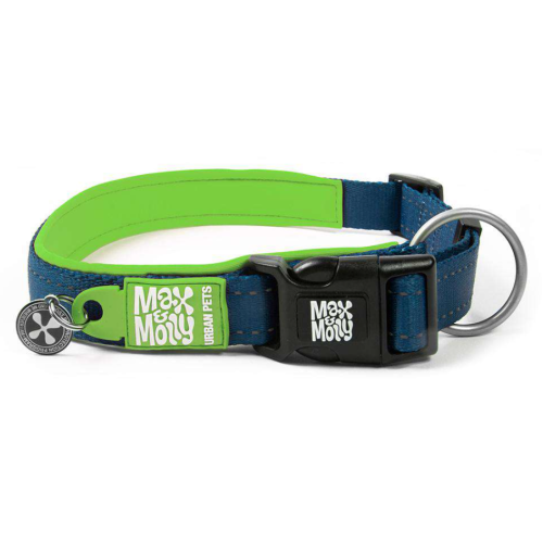 Max & Molly Smart ID Collar Matrix Lime Green/XS - Ошейник зеленый Матрикс