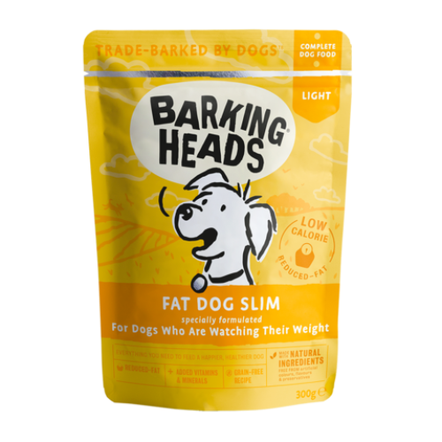 BARKING HEADS Fat Dog Slim Вологий корм "Товстунчик, який худне" з куркою - пауч 300 г