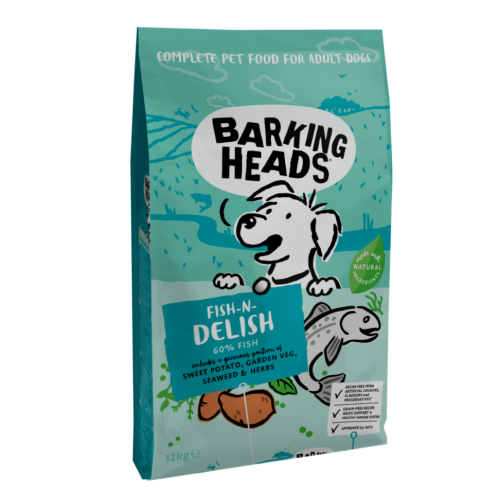 BARKING HEADS Fish-n-Delish! / Salmon & Trout Grain Free "Рибка-смаколик" беззерновий корм для собак
