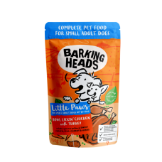 Barking Heads Little Paws mini - Bowl lickin' Chicken & Turkey Wet - Вологий корм з куркою, індичкою