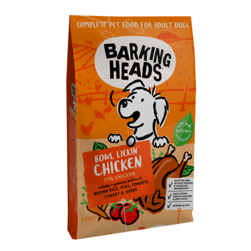 BARKING Heads Bowl Lickin Chicken - "До останнього шматочка" для собак з чутливим травленням з курча