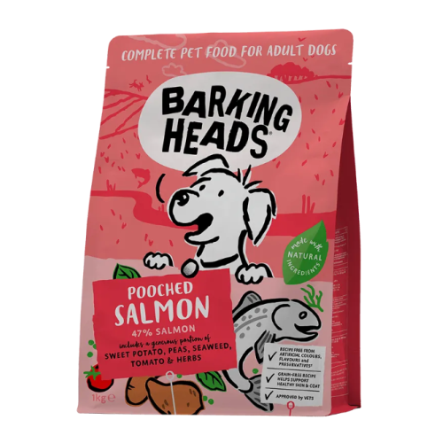 BARKING HEADS Pooched Salmon "Мисочку оближеш" для собак з лососем і картоплею