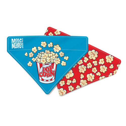 Бандана на ошейник для собак - Max & Molly Bandana Little Popcorn/S