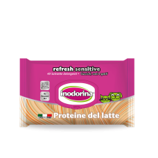 Inodorina Refresh Sensitive Proteine del Latte - Серветки освіжаючі з ароматом молока, 40 шт