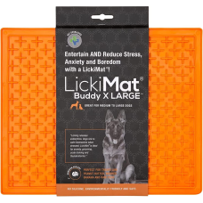LickiMat Buddy/Soother X Large - Великий каучуковий коврик для ласощів (хрестики/пухирці), розмір 30