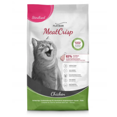 Platinum MeatCrisp Sterilised Chicken - Сухий корм для стерилізованих котів з куркою 1,5 кг