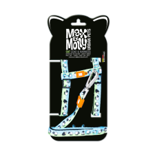 Max Molly Cat Harness/Leash Set - Black Sheep/1 Size - Набір шлеї та повідця для котів з принтом ове