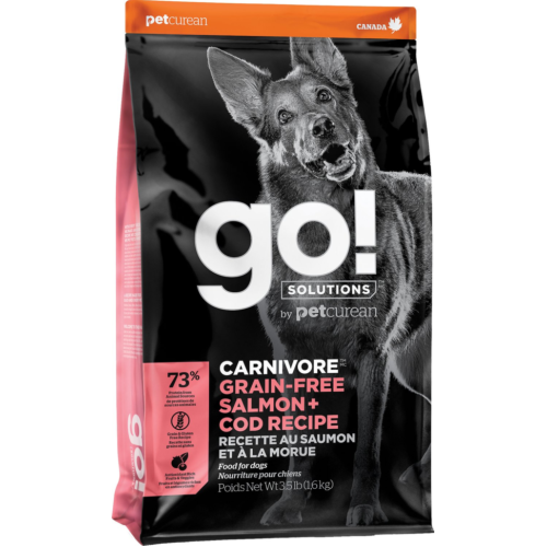 Go! Solutions Carnivore: Grain Free Salmon + Cod - Гоу! Сухой корм для собак с лососем и треской 1,6 кг