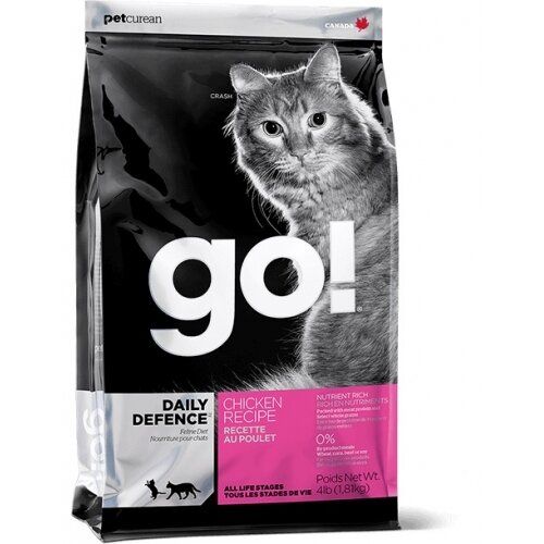 GO! REFRESH + RENEW Chicken Recipe for Cat - Гоу! Сухий корм для кошенят і кішок з куркою, фруктами