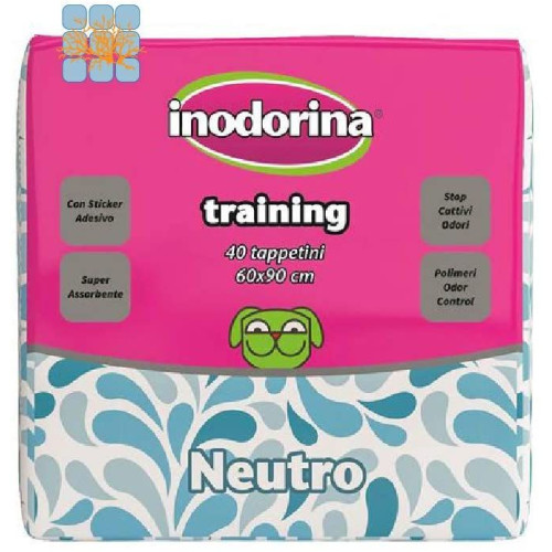 Inodorina Training Neutro Пеленки для собак с нейтральным запахом 60х60см, 10 шт