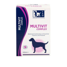 Multivit Complex - полноценная ежедневная витаминно-минеральная кормовая добавка для собак для всех пород 200 мл