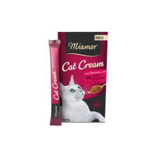 Miamor Cat Cream - Лакомства для кошек с кусочками говядины и овощами (5х15 г)