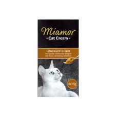 Miamor Cat Snack Leberwurst Cream Ласощі для поліпшення травлення у кішок (6 стіків*15 г)