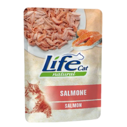 LifeCat пауч для котов лосось, 70 г