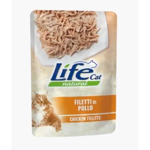LifeCat пауч для котов с курицей, 70 г