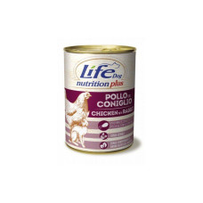 LifeDog Nutrition Plus - Консерва для собак курица с кроликом и овощами, 400 г