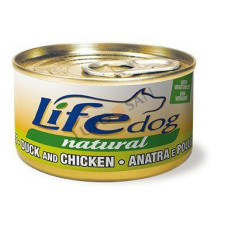 LifeDog - Вологий корм для собак качка та куряче філе з овочами, 90 г